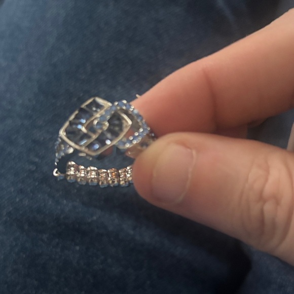 paparazzi Jewelry - Paparazzi Silver‎ and Blue Gemstone Ring